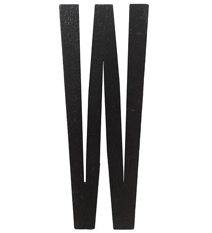 Design Letters Wooden Letter - W - Black Design Letters Wooden Letter - W - Black