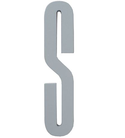 Design Letters 원목 문자 장식 - S - 회색 Design Letters 원목 문자 장식 - S - 회색