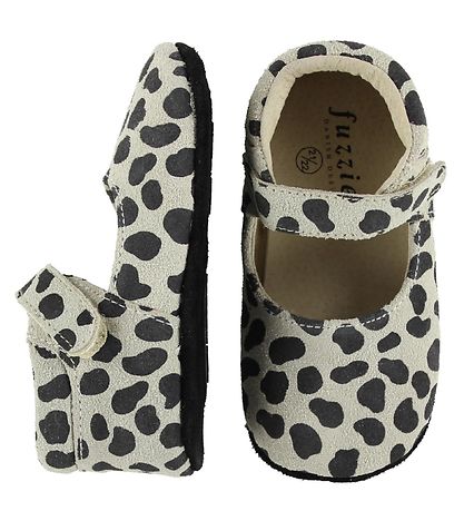 Chaussons Ballerines Fuzzies - Puk - Imprimé Dalmatien Chaussons Ballerines Fuzzies - Puk - Imprimé Dalmatien