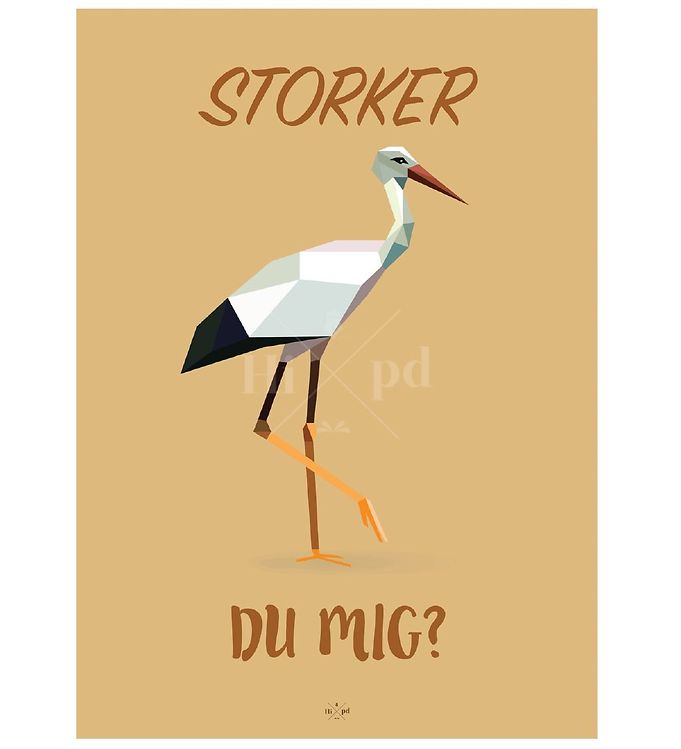 Hipd Plakat - 50x70 - Stork