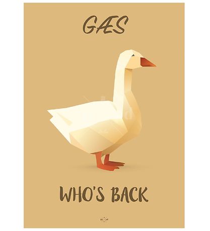 Hipd Plakat - A4 - Goose Hipd Plakat - A4 - Goose
