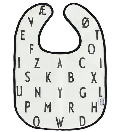 Bavoir Design Letters - Blanc Bavoir Design Letters - Blanc