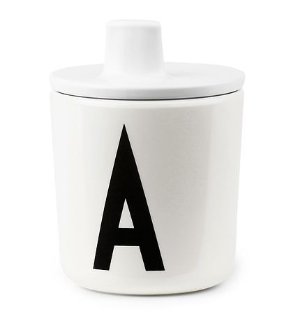 Design Letters Spout Lid - Ecozen - White Design Letters Spout Lid - Ecozen - White