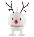 Hoptimist Baby Bumble Reindeer - Thunder - 10 cm - White Hoptimist Baby Bumble Reindeer - Thunder - 10 cm - White