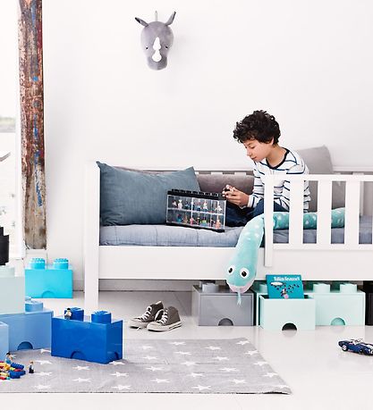 LEGO® Storage Minifigur Display - 16 rum - 38 cm - Sort