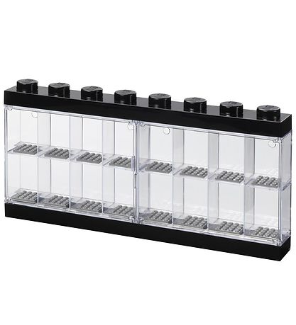 LEGO® Storage Minifigur Display - 16 rum - 38 cm - Sort