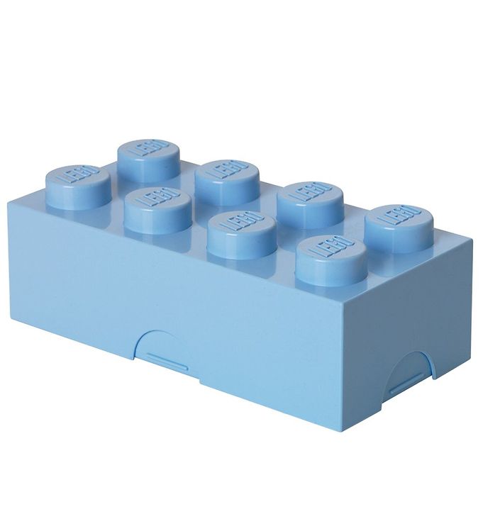 LEGO® Storage Madkasse - 8 Knopper - Lyseblå