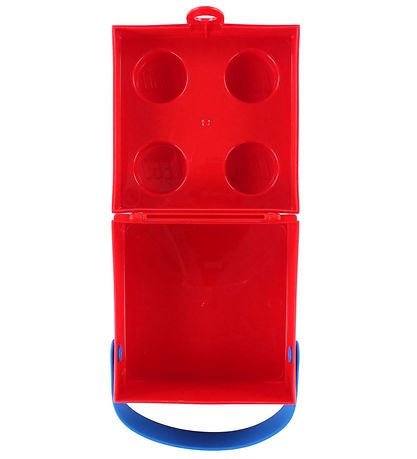 LEGO® Storage Madkasse m. Hank - 4 Knopper - Rød