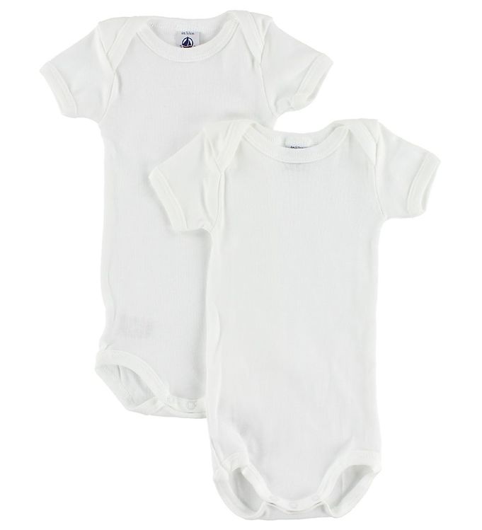 Petit Bateau Body k/æ - 2-pak - Hvid