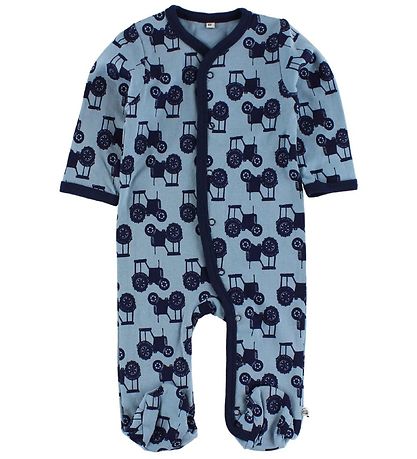 Pippi Nightsuits M/f - 2-Pack - Blue/Light Blue w. Print Pippi Nightsuits M/f - 2-Pack - Blue/Light Blue w. Print