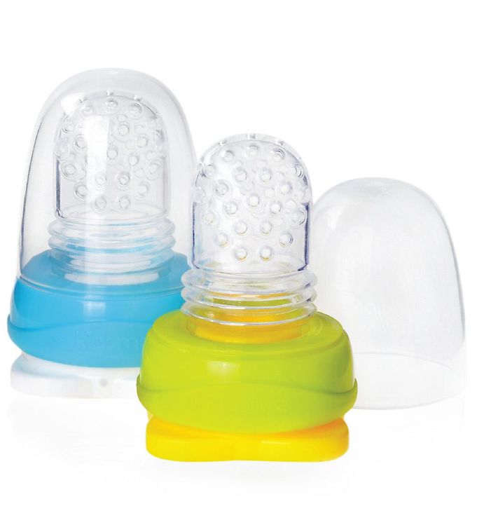 KidsMe Food Pouch Adaptor - 2-pak - Lime & Turkis