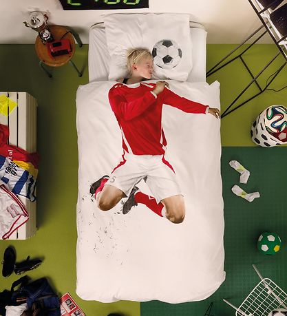 Snurk Bedding - Adult - Red Football player