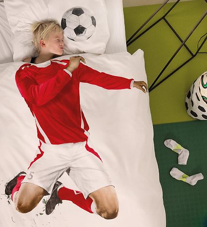 Snurk Bedding - Adult - Red Football player