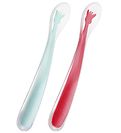 Sophie la Girafe Spoons - Silicone - 2 Parts - Red/Light blue