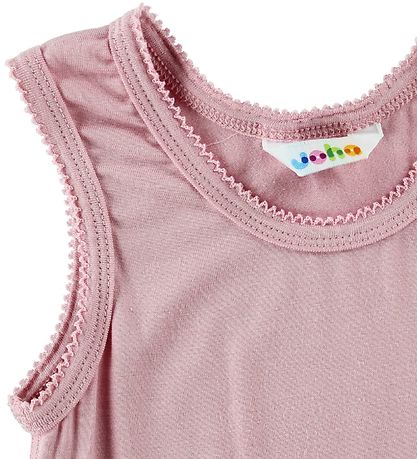 Joha Undershirt - Bamboo - Pink w. Lace Joha Undershirt - Bamboo - Pink w. Lace
