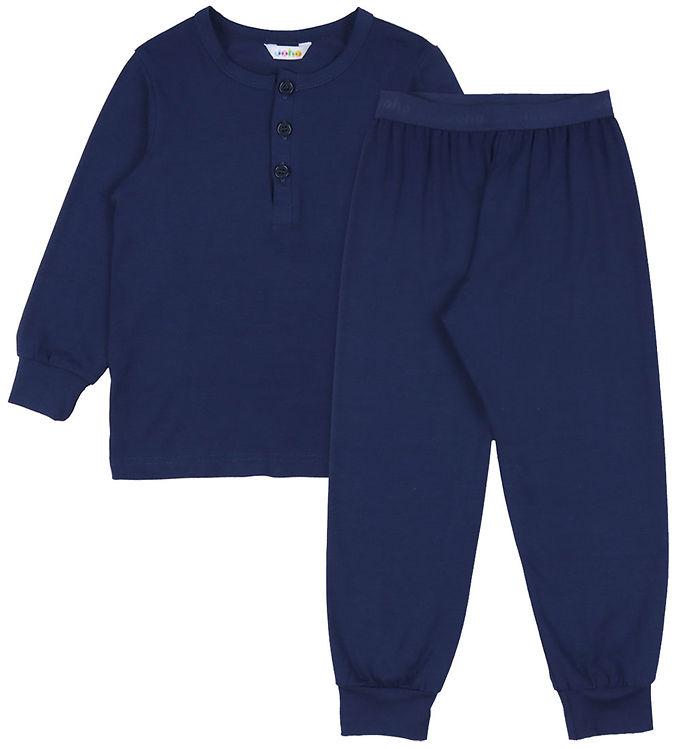 Joha Nattøj - Bambus - Marineblå