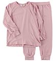 Joha Pyjama Set - Bamboo - Pink w. Lace Joha Pyjama Set - Bamboo - Pink w. Lace