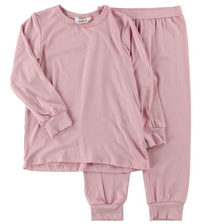 Ensemble de Pyjama Joha - Bambou - Rose Clair av. Blonde Ensemble de Pyjama Joha - Bambou - Rose Clair av. Blonde