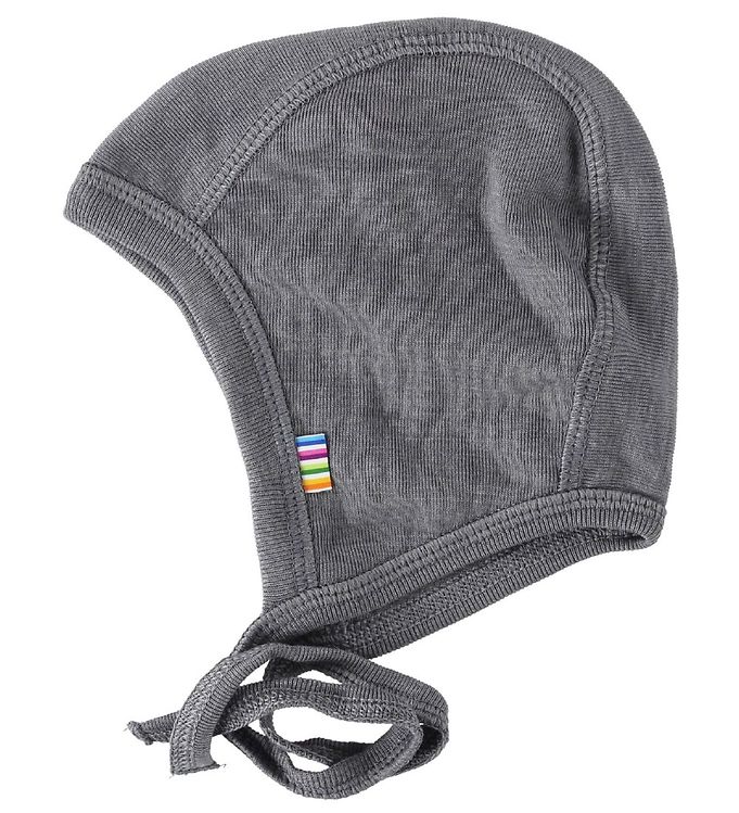 Joha Babyhjelm - Uld/Silke - Mørkegrå billede