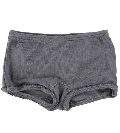 Shorty Joha - Laine/Soie - Gris Foncé Shorty Joha - Laine/Soie - Gris Foncé