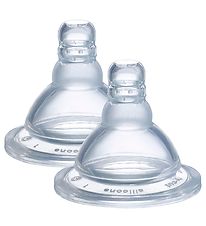 Sophie la Girafe Mii Baby Bottle Nipples - 2-Pack - Gruel - Sili Sophie la Girafe Mii Baby Bottle Nipples - 2-Pack - Gruel - Sili
