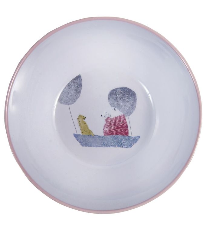 Sebra Dyb Melamintallerken - In the Sky - Vintage Rose