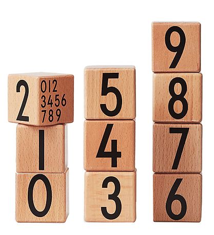 Design Letters Treklosser - Naturlig m. Tall