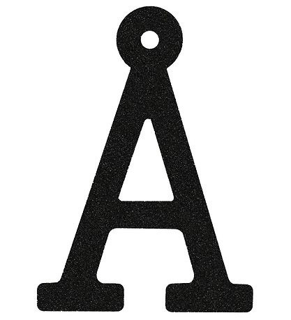 Thats Mine Buchstabe - Å - Schwarz Glitzer Thats Mine Buchstabe - Å - Schwarz Glitzer