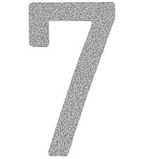 Thats Mine Numbers - 7 - Silver Glitter Thats Mine Numbers - 7 - Silver Glitter