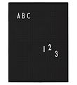 Design Letters Tavle - A4 - Sort