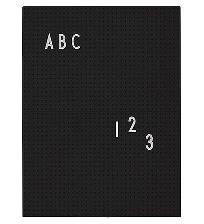 Design Letters Tavle - A4 - Sort Design Letters Tavle - A4 - Sort