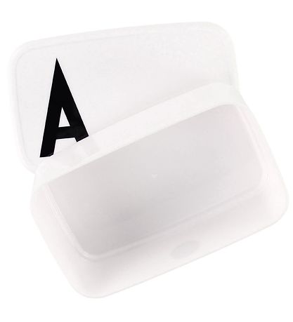 Design Letters Madkasse - Hvid m. I