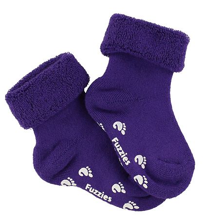 Fuzzies Baby Socks - Non-Slip - Purple Fuzzies Baby Socks - Non-Slip - Purple