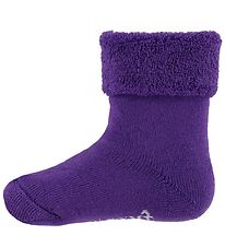 Fuzzies Frotte Strømper - Lilla Fuzzies Frotte Strømper - Lilla