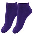 Fuzzies Ankelstrømper - 2-Pak - Lilla