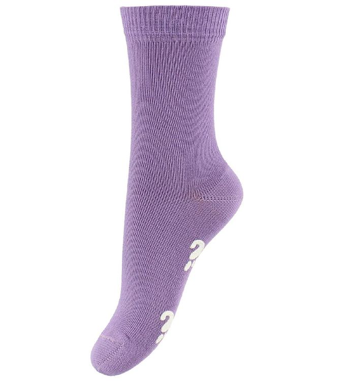 Fuzzies Strømper med Antiskrid - Lavendel