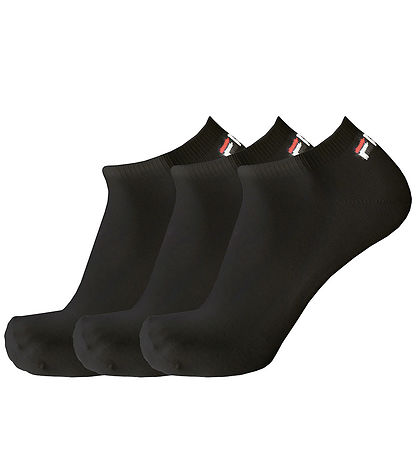 Fila Enkelsokken - 3-pack - Zwart Fila Enkelsokken - 3-pack - Zwart