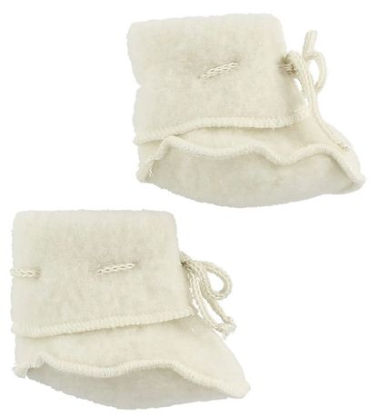 Engel Booties - Wool - Cream