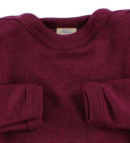 Engel Bodysuit l/s - Wool/Silk - Plum Engel Bodysuit l/s - Wool/Silk - Plum