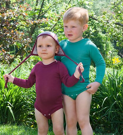Engel Bodysuit l/s - Wool/Silk - Plum Engel Bodysuit l/s - Wool/Silk - Plum