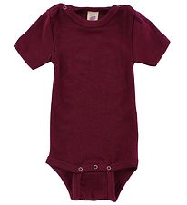 Engel Bodysuit s/s - Wool/Silk - Plum Engel Bodysuit s/s - Wool/Silk - Plum
