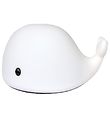 Filibabba Lampe - The Friendly Whale Christian - 14,5 cm - Hvid
