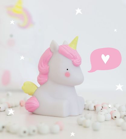 A Little Lovely Company Mini Lamp - 12,5 cm - Unicorn A Little Lovely Company Mini Lamp - 12,5 cm - Unicorn