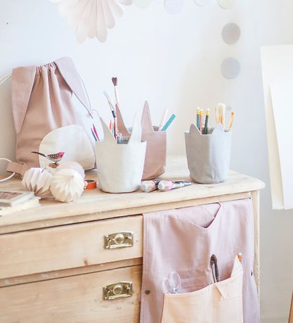 Sac de rangement Fabelab - 16x10 - Cuddly Cat - Gris Foncé Sac de rangement Fabelab - 16x10 - Cuddly Cat - Gris Foncé