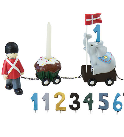 Kids by Friis Birthday Train - 45 cm - Soldier Kids by Friis Birthday Train - 45 cm - Soldier