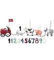 Kids by Friis Birthday Train - 45 cm - Farm Kids by Friis Birthday Train - 45 cm - Farm