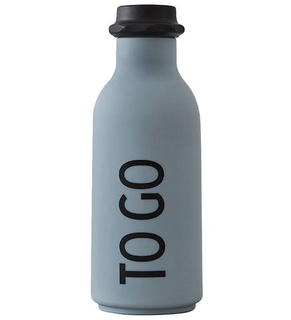 Design Letters Drikkeflaske - 500 ml - Grå m. TO GO Design Letters Drikkeflaske - 500 ml - Grå m. TO GO