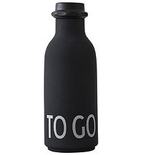 Design Letters Waterflessen - 500 ml - Zwart m. To Go Design Letters Waterflessen - 500 ml - Zwart m. To Go