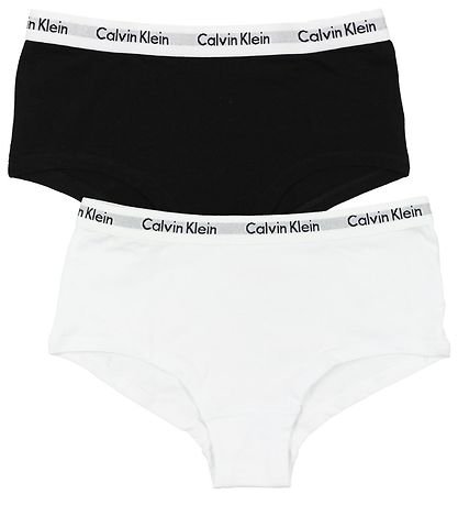 Calvin Klein Hipsters - 2-pak - Hvid/Sort