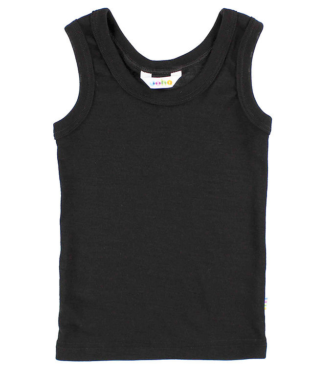 Joha Undertrøje Merinould/silke Sort Unisex - Str. 90cm (86/92cm)